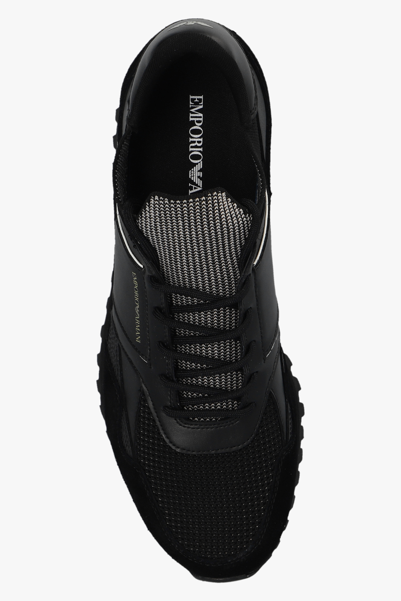 Emporio armani best sale black shoes